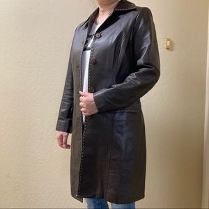 Vintage Classiques Entier All Leather Trench Coat